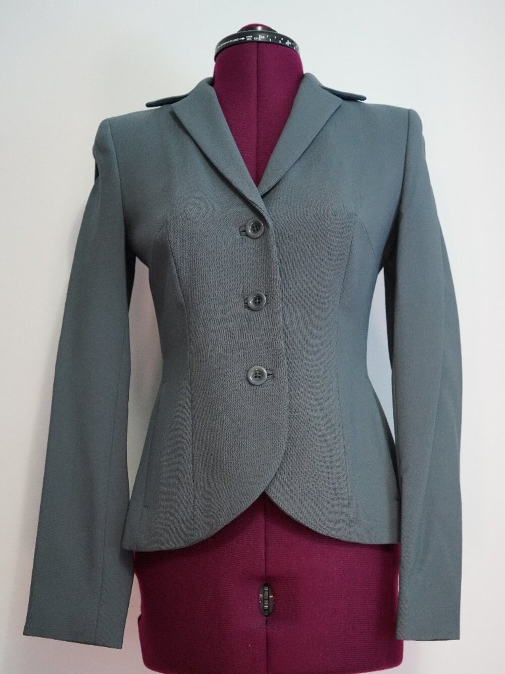 Brooks Brothers Suit Jacket-Wmns 0-Italian Woven Wool-Tailored-w/ Garment Bag